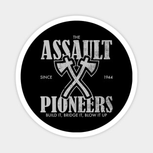 Assault Pioneers (distressed) Magnet